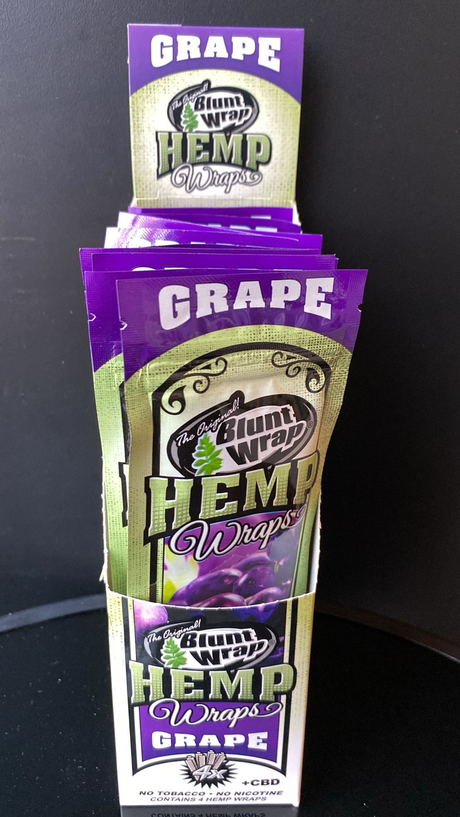 BLUNT WRAP HEMP CBD 4 PACK