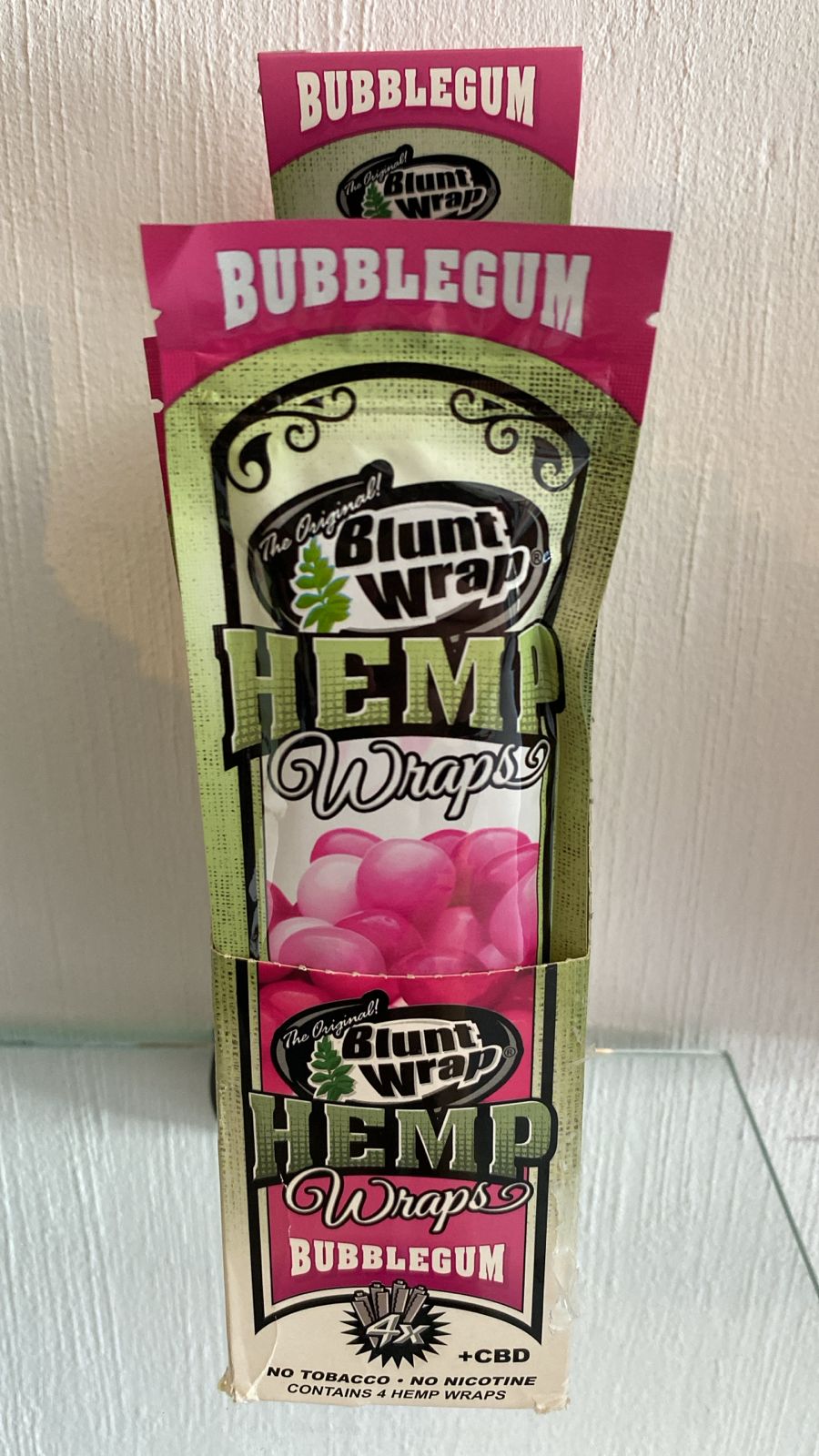 BLUNT WRAP CBD BUBBLEGUM 4 PACK