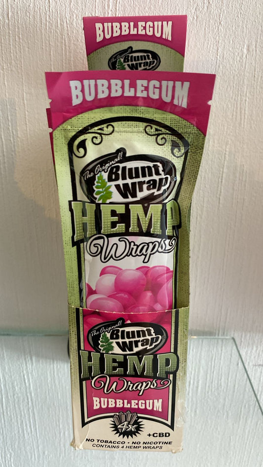 BLUNT WRAP CBD BUBBLEGUM 4 PACK