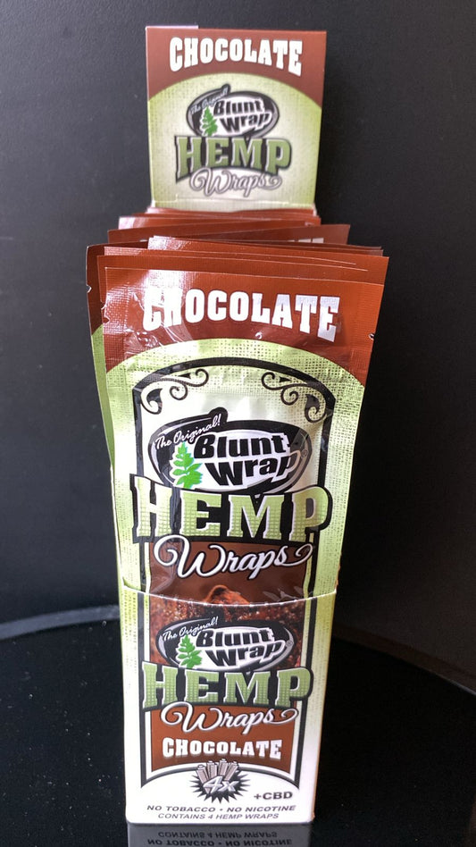 BLUNT WRAP HEMP CHOCOLATE CBD 4PACK