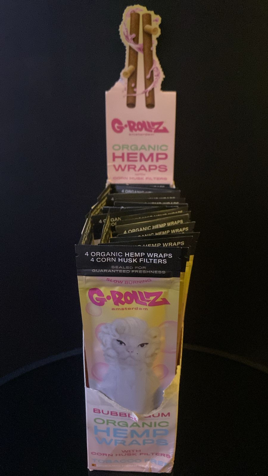 G-ROLLZ ORGANIC HEMP WRAPS BUBBLEGUM