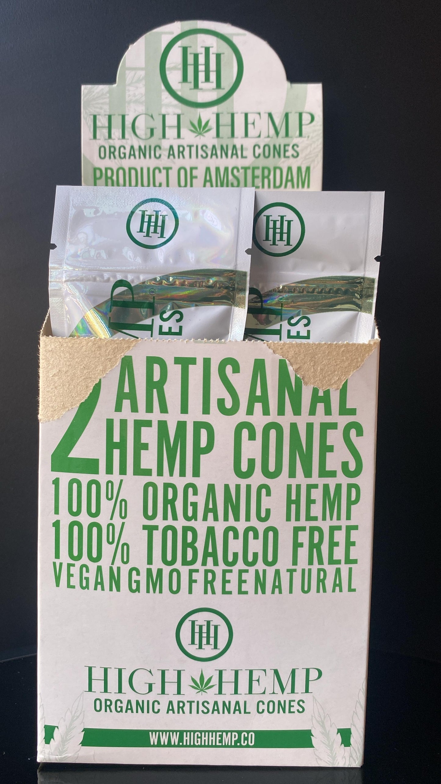 HIGH HEMP CONOS NATURAL