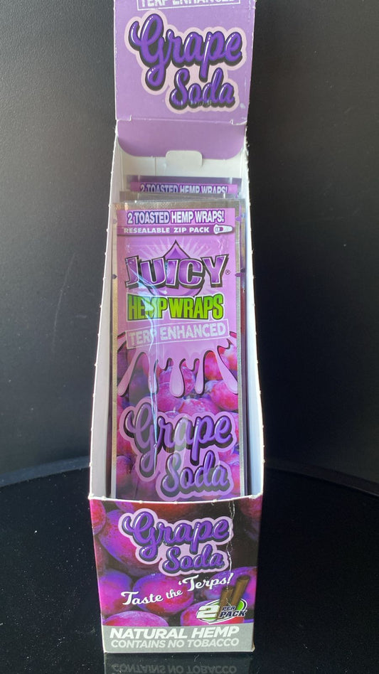 JUICY HEMP WRAPS GRAPE SODA