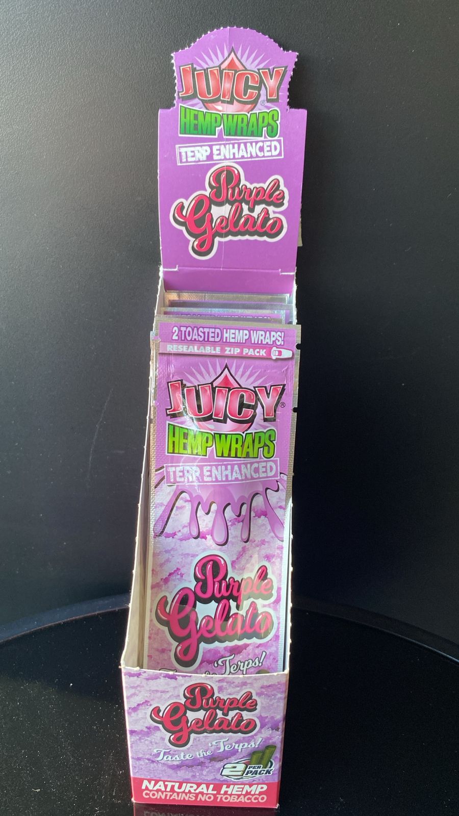 JUICY HEMP WRAPS PURPLE GELATO