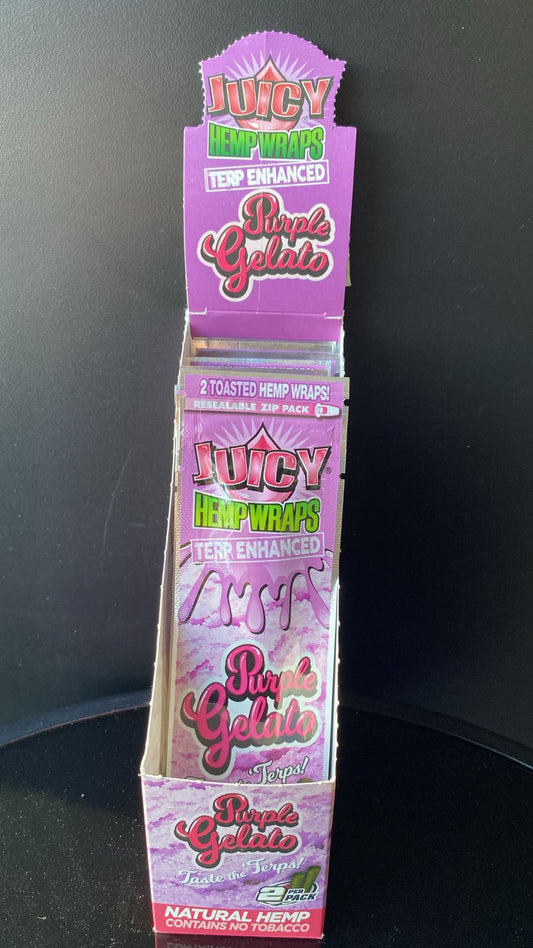 JUICY HEMP WRAPS PURPLE GELATO