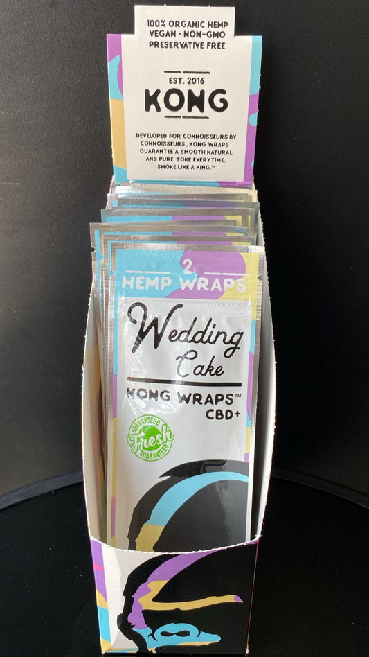 KONG CBD WRAPS WEDDING CAKE