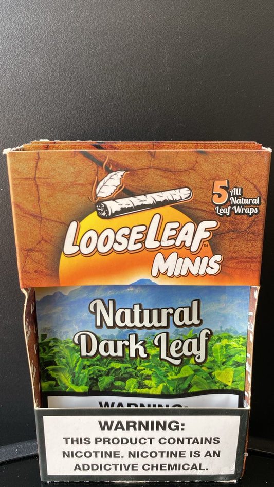 LOOSE LEAF MINIS NATURAL DARK LEAF