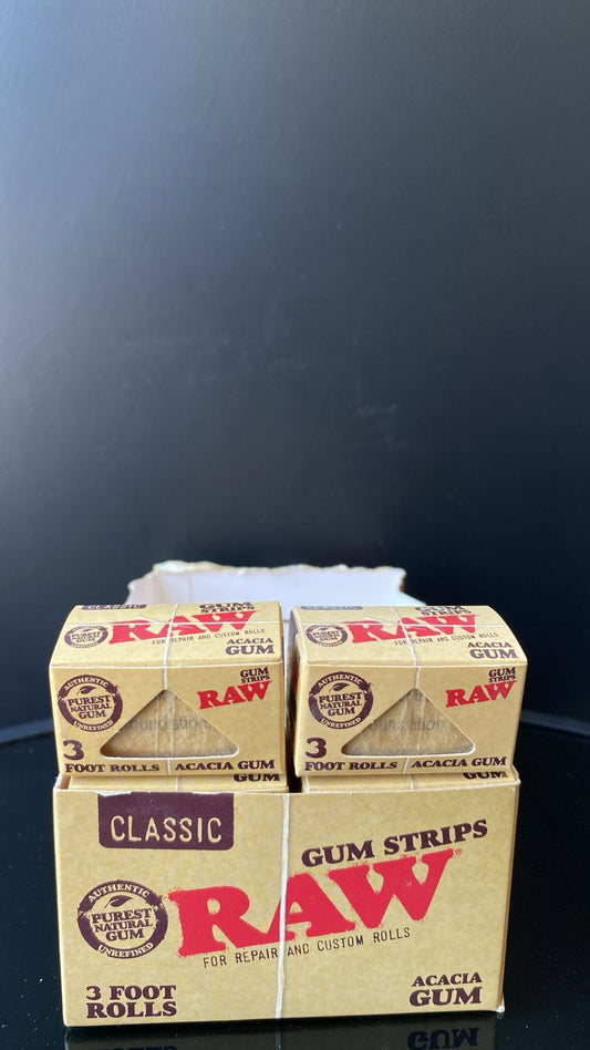 RAW CLASSIC ACACIA GUM STRIPS 3 FOOT ROLLS