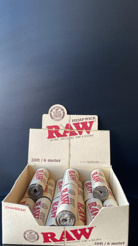 RAW HEMP WICK 20FT 6 METERS