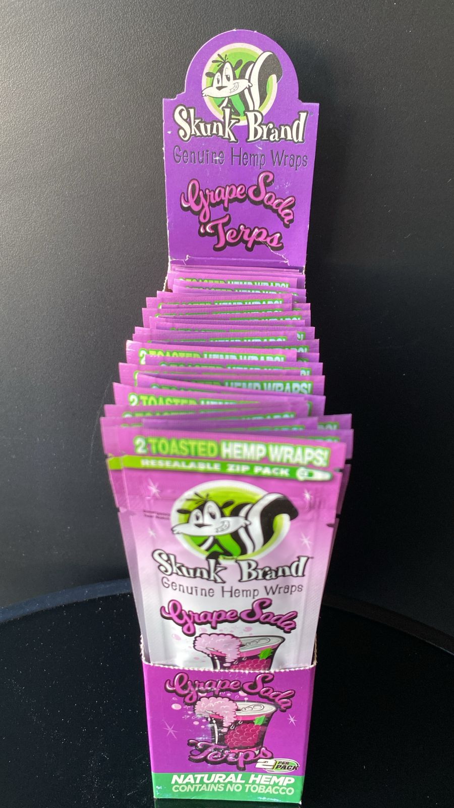 SKUNK BRAND HEMP WRAPS GRAPE SODA