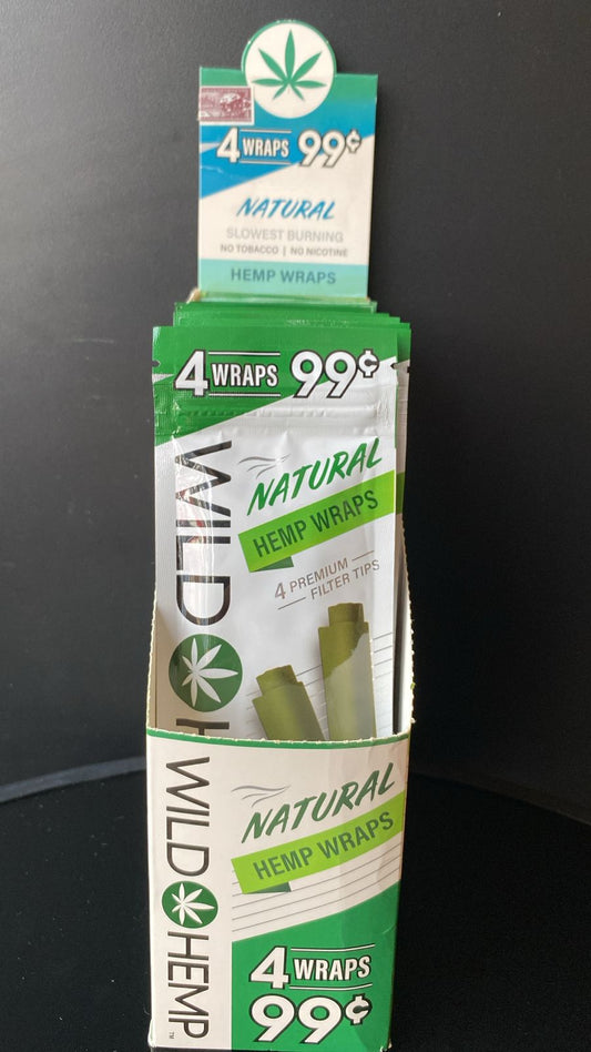 WILD HEMP WRAPS NATURAL