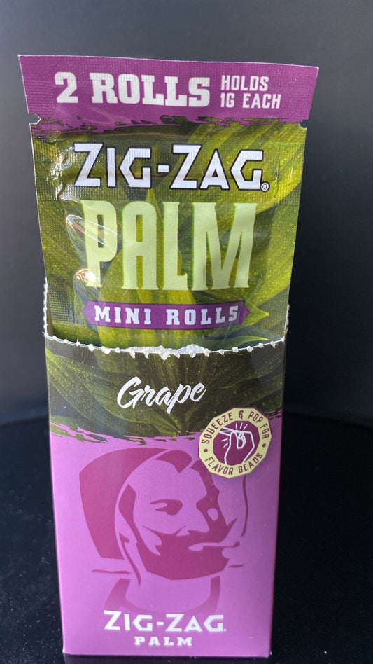 ZIG-ZAG PALM 2 MINI ROLLS GRAPE